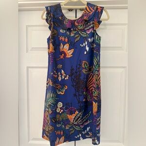 EUC J. Crew Silk Floral Dress size 4